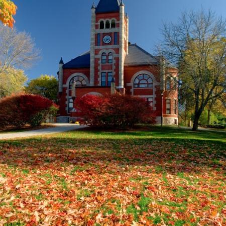 Thompson Hall in Fall